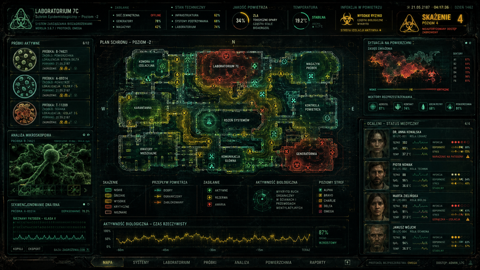 Post-Catastrophe Biopunk Laboratory