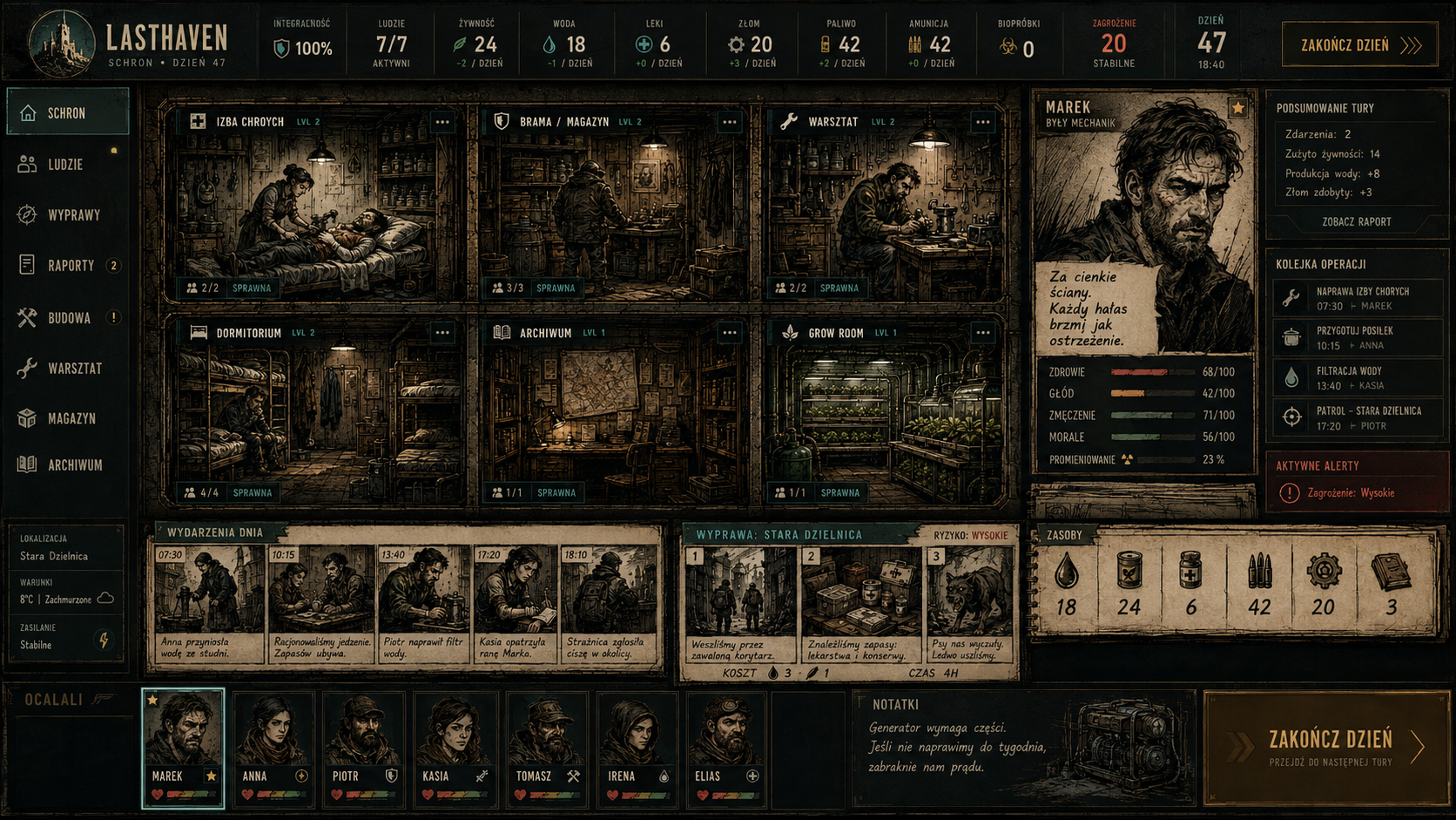 Adult Graphic-Novel Interface mix